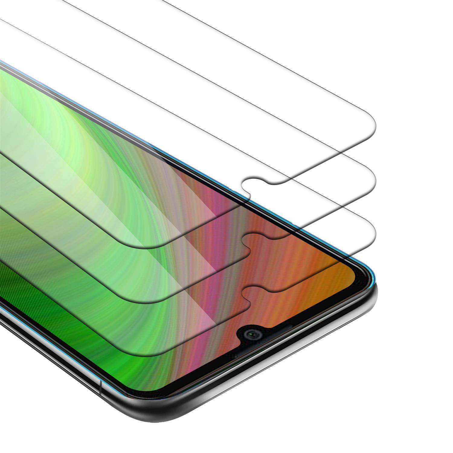 Schermo del telefono con protezioni in vetro temperato. Le protezioni sono trasparenti e sovrappongono lo schermo colorato.
