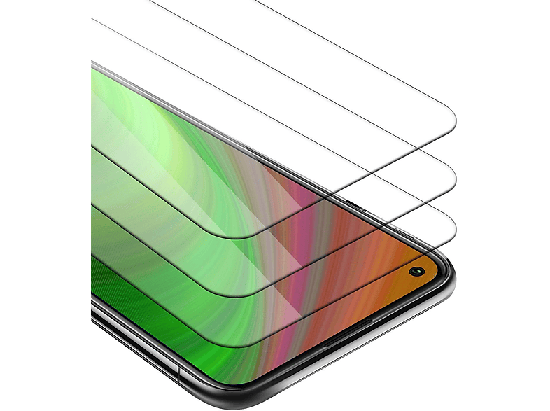 8T) 3x Tempered Schutzfolie(für OnePlus Glas CADORABO Schutzglas
