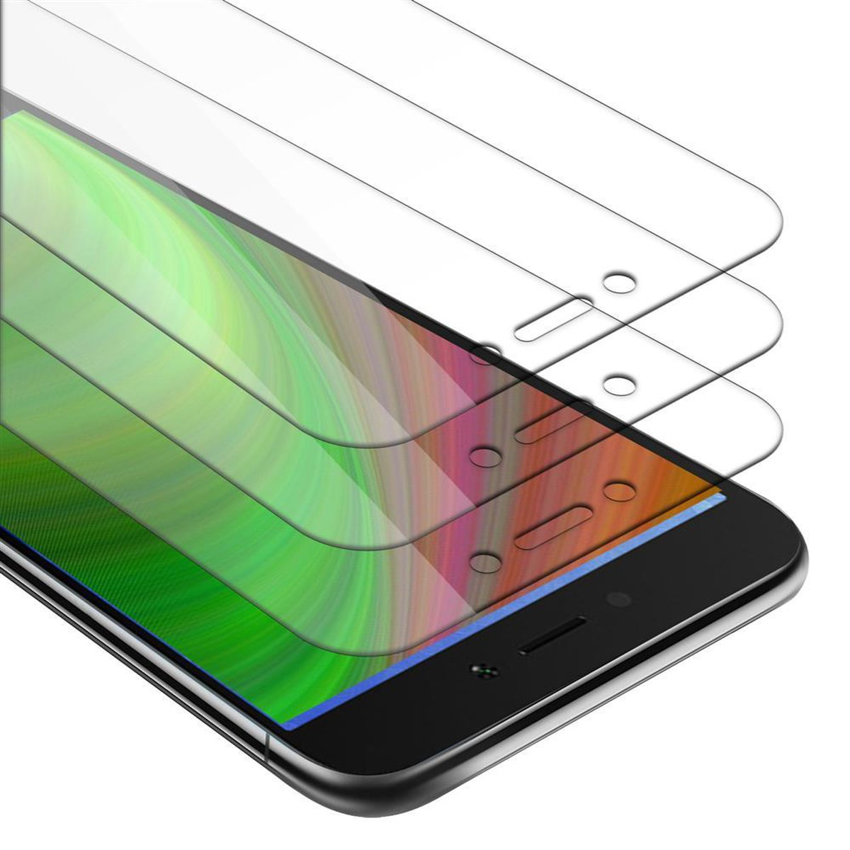 Glas 5A) 3x Tempered NOTE Schutzfolie(für Xiaomi CADORABO RedMi Schutzglas