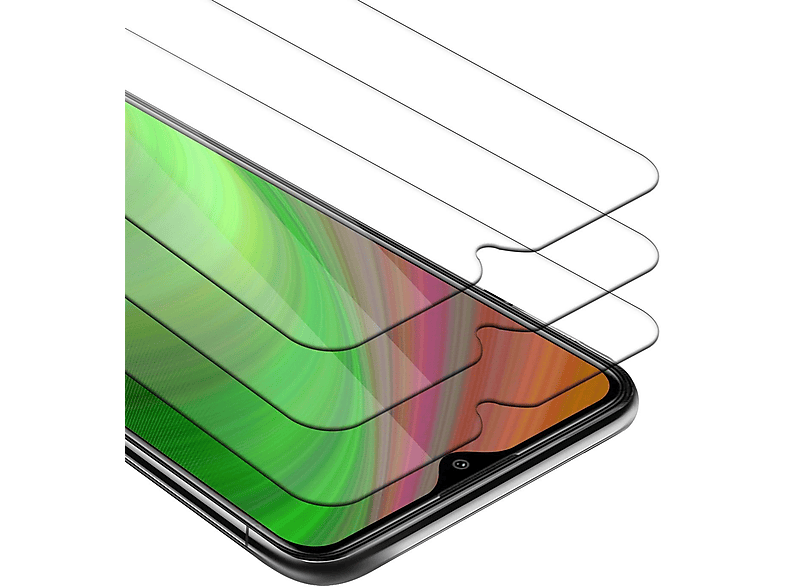 CADORABO 3x Schutzglas Tempered Glas Schutzfolie(für Xiaomi RedMi 9)
