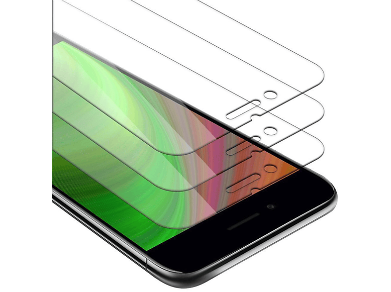 8 CADORABO iPhone / 3x Apple / 2020) Schutzfolie(für Glas SE 7 Tempered / Schutzglas 7S