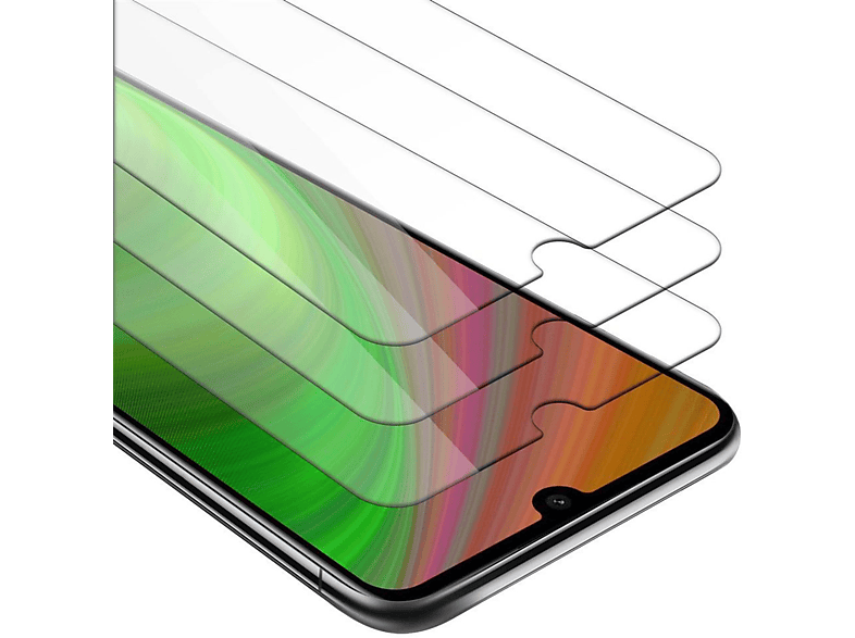 CADORABO 3x 7) Xiaomi Schutzglas Tempered Schutzfolie(für Glas RedMi