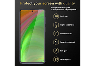 Película Protectora  - 3x Protector de Pantalla de Vidrio Templado (Tempered Glass) CADORABO, Xiaomi, Poco X3 NFC, Vidrio templado