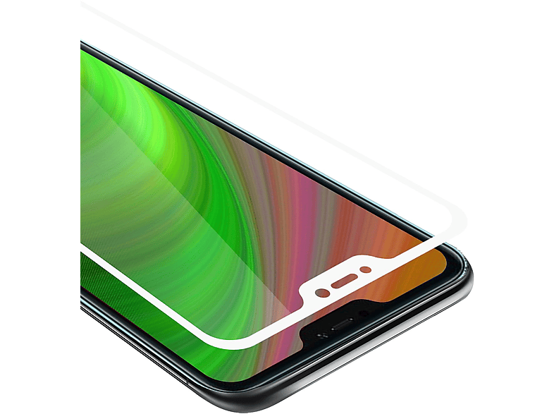 Pelliccia Donna Pellicola Vetro Temperato Curvo Per LG G7 ThinQ/Fit/One - Protezione 9D, Bordo Nero, Antigraffio 9H Pellicola Curvo 9D - Foto 9