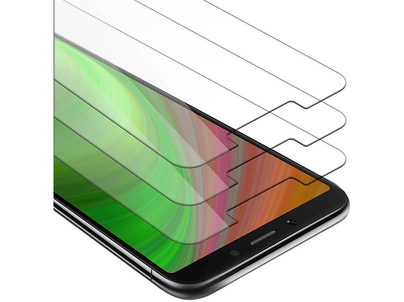 6A) Glas Tempered 3x Schutzglas Xiaomi RedMi Schutzfolie(für CADORABO