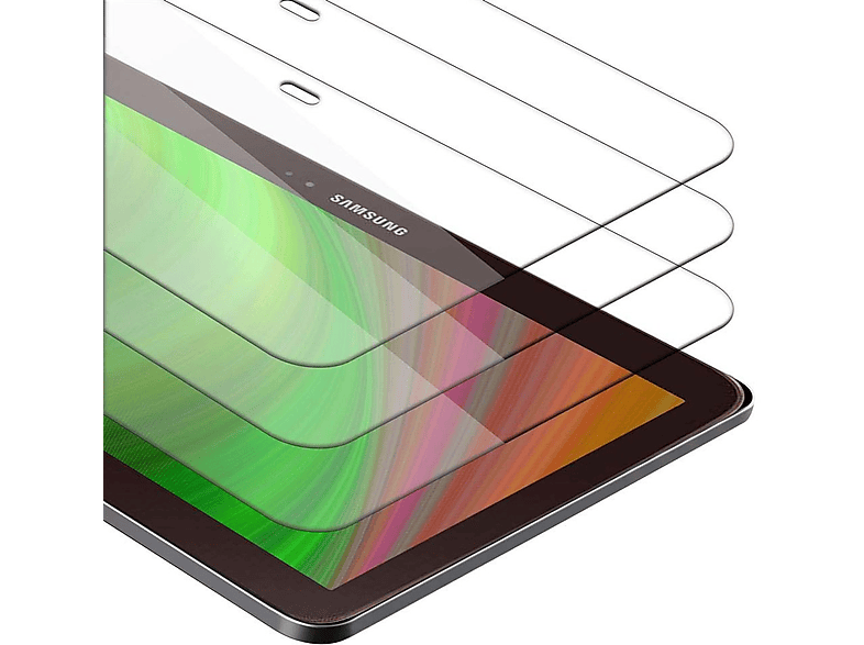Tab Samsung CADORABO Galaxy 3x (10.1 3 Schutzfolie(für Schutzglas Zoll))