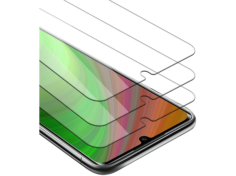 CADORABO 3x Schutzglas Tempered Glas Schutzfolie(für Xiaomi Mi NOTE 10 LITE)