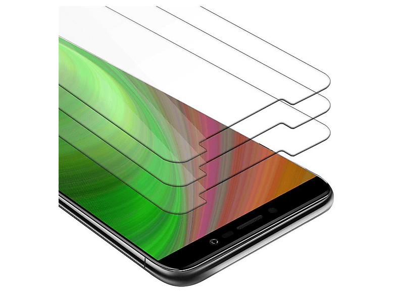 CADORABO - 3x Pellicola Di Armatura Compatibile Con Lg K10 In Elevata