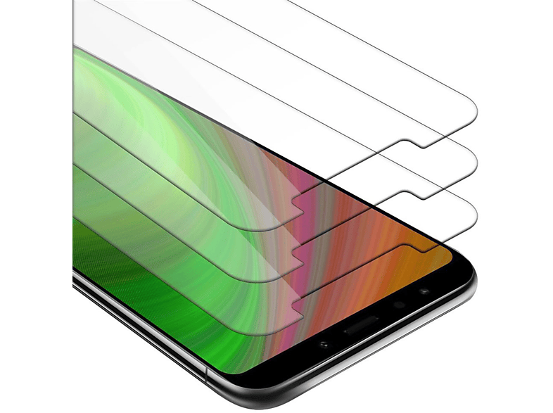 CADORABO 3x Schutzglas Tempered Glas Schutzfolie(für Xiaomi RedMi NOTE 5)
