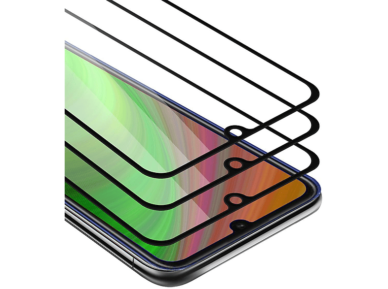 CADORABO 3x Vollbild Schutzglas Tempered Schutzfolie(für Honor 8A PRIME)