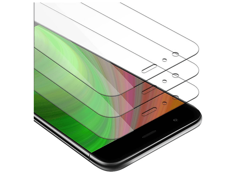 Cadorabo 3x Pelicula Protectora Para Honor 8 En TRANSPARENCIA ELEVADA