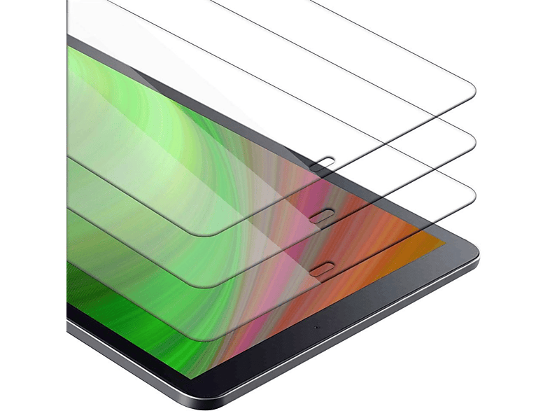 CADORABO 3x Schutzglas Schutzfolie(für Samsung Galaxy Tab A (10.5 Zoll))