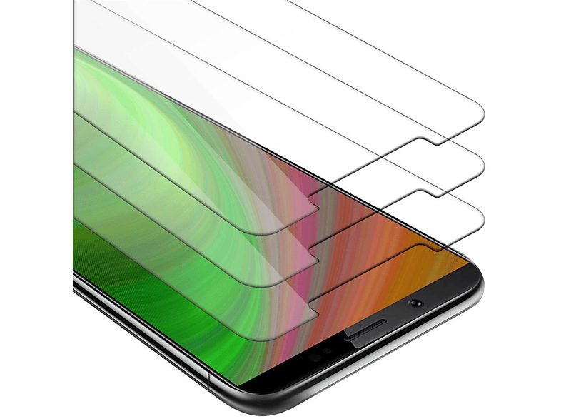 CADORABO 3x Schutzglas Tempered Glas Vivo Schutzfolie(für V7)