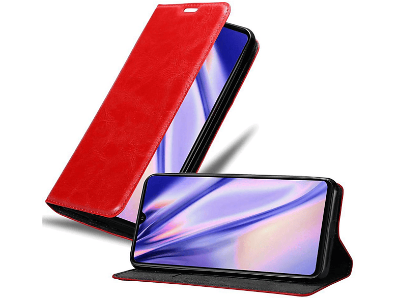 CADORABO Book Hülle Invisible Magnet, Bookcover, Huawei, P30 PRO, APFEL ROT | Bookcover