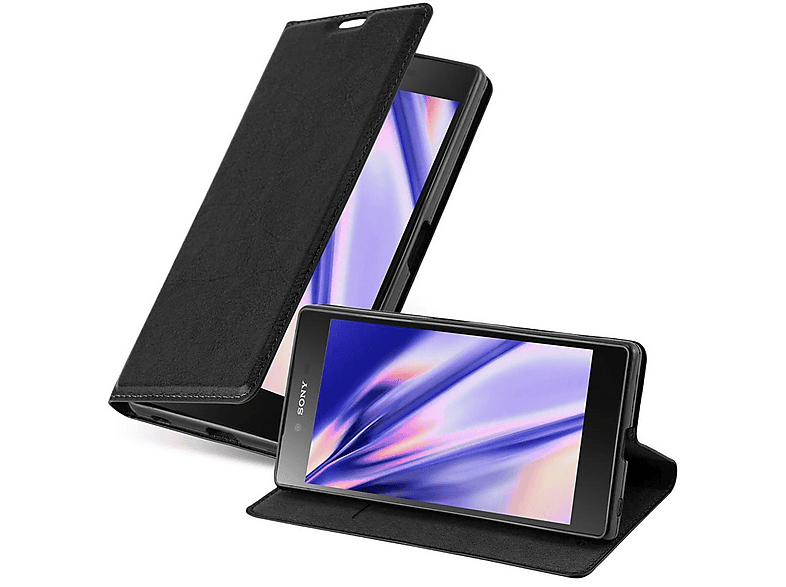 Cadorabo Custodia A Libro Per Sony Xperia Z5 - Finta Pelle Opaca Marrone, Stile Retro, Con Vani Porta Carte, Funzione Stand E Chiusura Magnetica - Cover Protettiva Completa