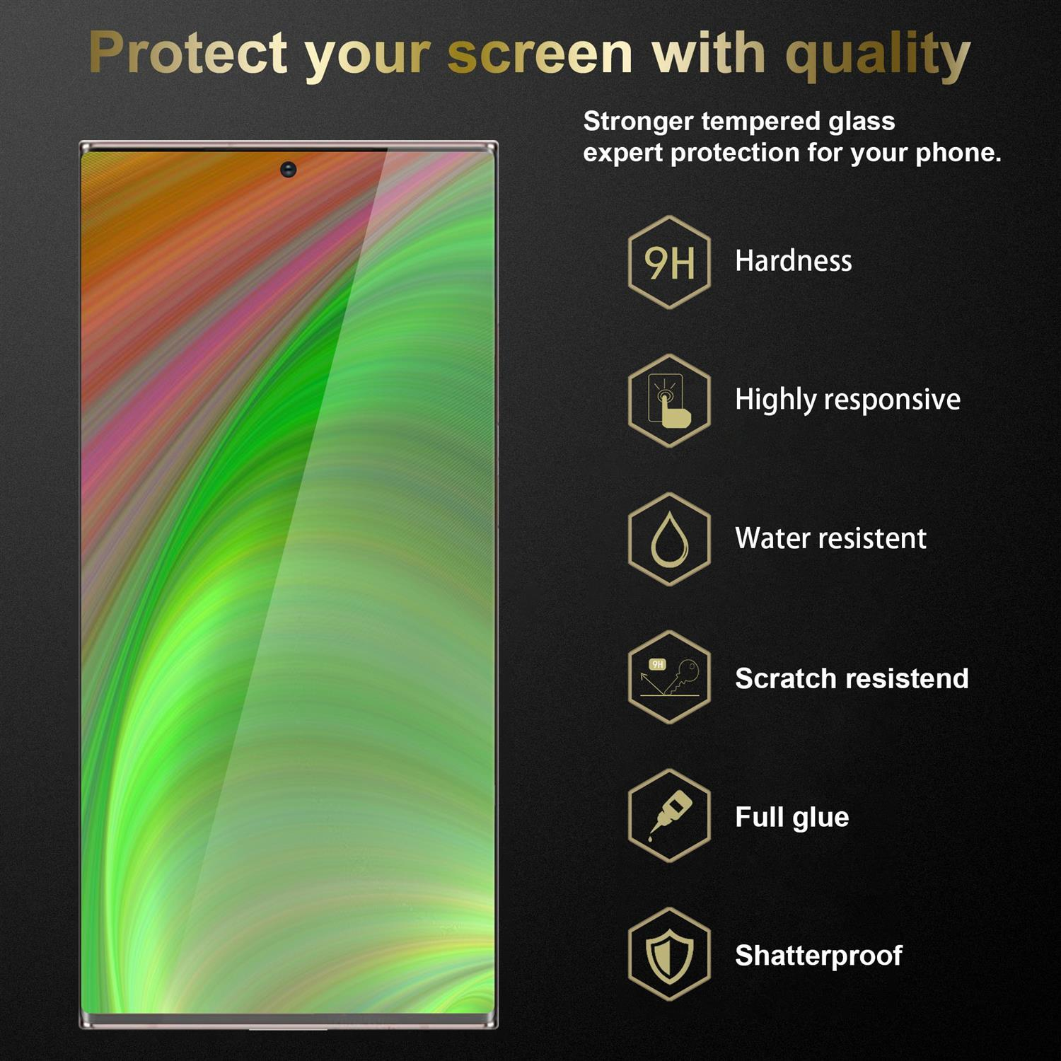 NOTE Galaxy 3x CADORABO ULTRA) Glas Schutzglas 20 Schutzfolie(für Samsung Tempered