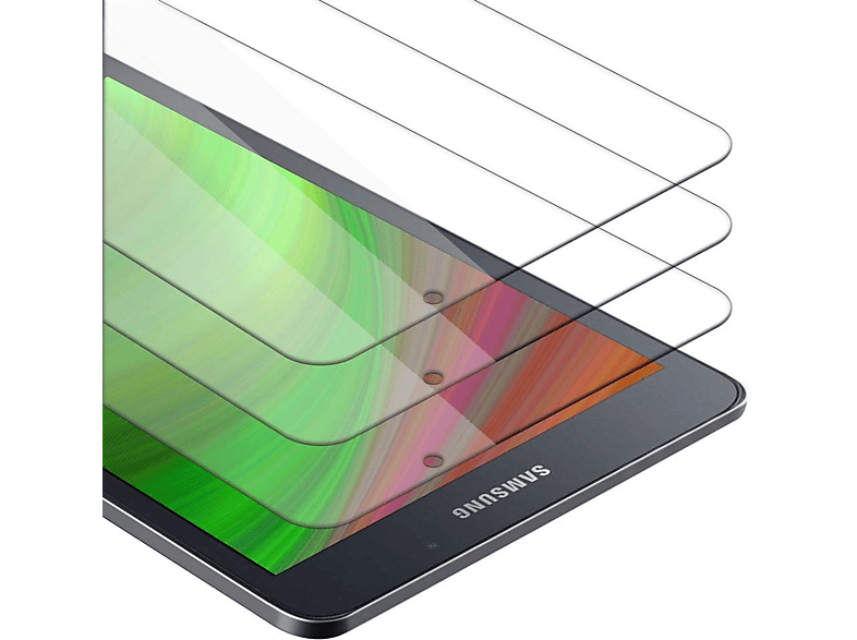 CADORABO 3x Schutzglas Schutzfolie(für Samsung Galaxy Tab A 2016 (7.0 Zoll))