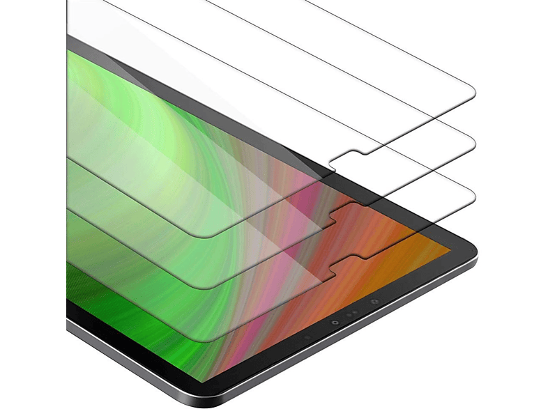 CADORABO 3x Schutzglas Schutzfolie(für Samsung Galaxy Tab S4 (10.5 Zoll))