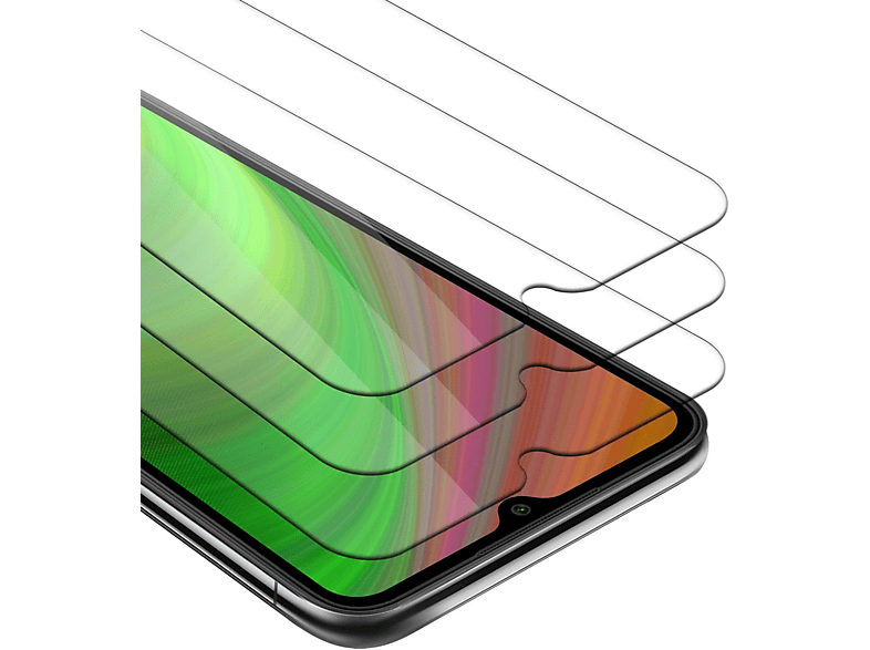 CADORABO 3x Schutzglas Tempered Glas Schutzfolie(für Xiaomi RedMi 9C)