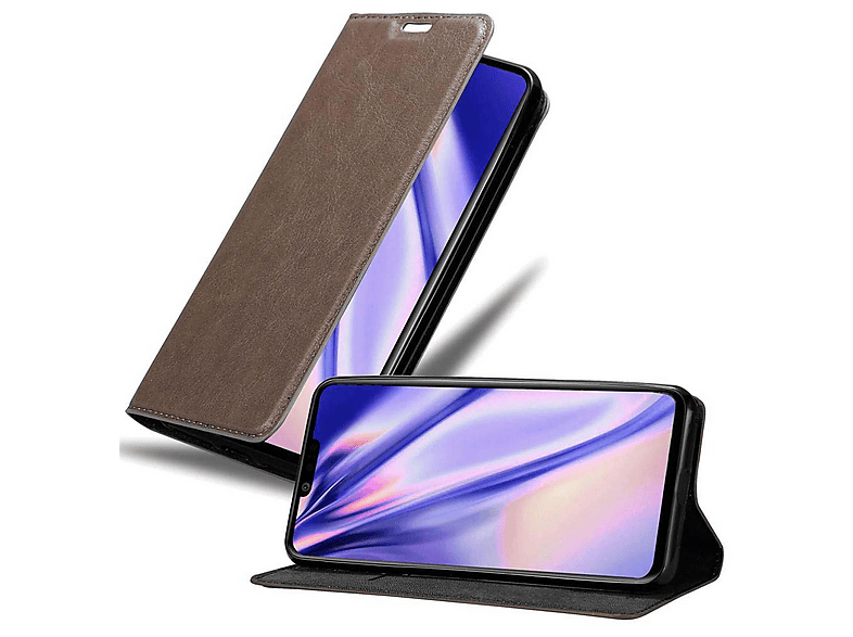 Cadorabo cover per Xiaomi 14T cover in FLORAL TURQUOISE cover protettiva in design floreale con chiusura magnetica, funzione stand e slot per carte Book Case Cover
