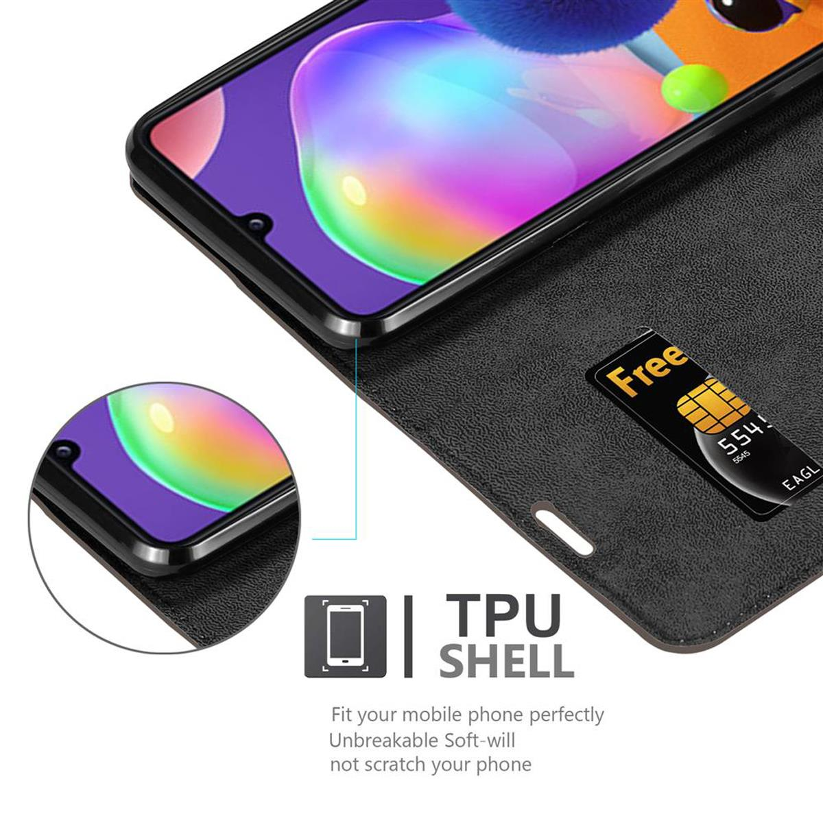 Eine schwarze Handyhülle mit einem Telefon, einer Karte und dem Text TPU SHELL.