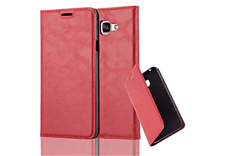 carcasa de móvil Funda libro para Móvil - Carcasa protección resistente de estilo libro;CADORABO, Samsung, Galaxy A7 2016, rojo manzana
