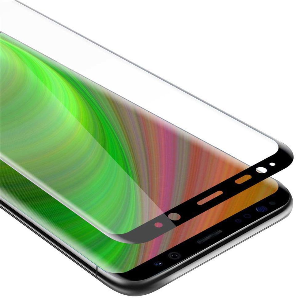 Samsung kelebend voll Schutzfolie(für S9) Schutzglas Galaxy CADORABO