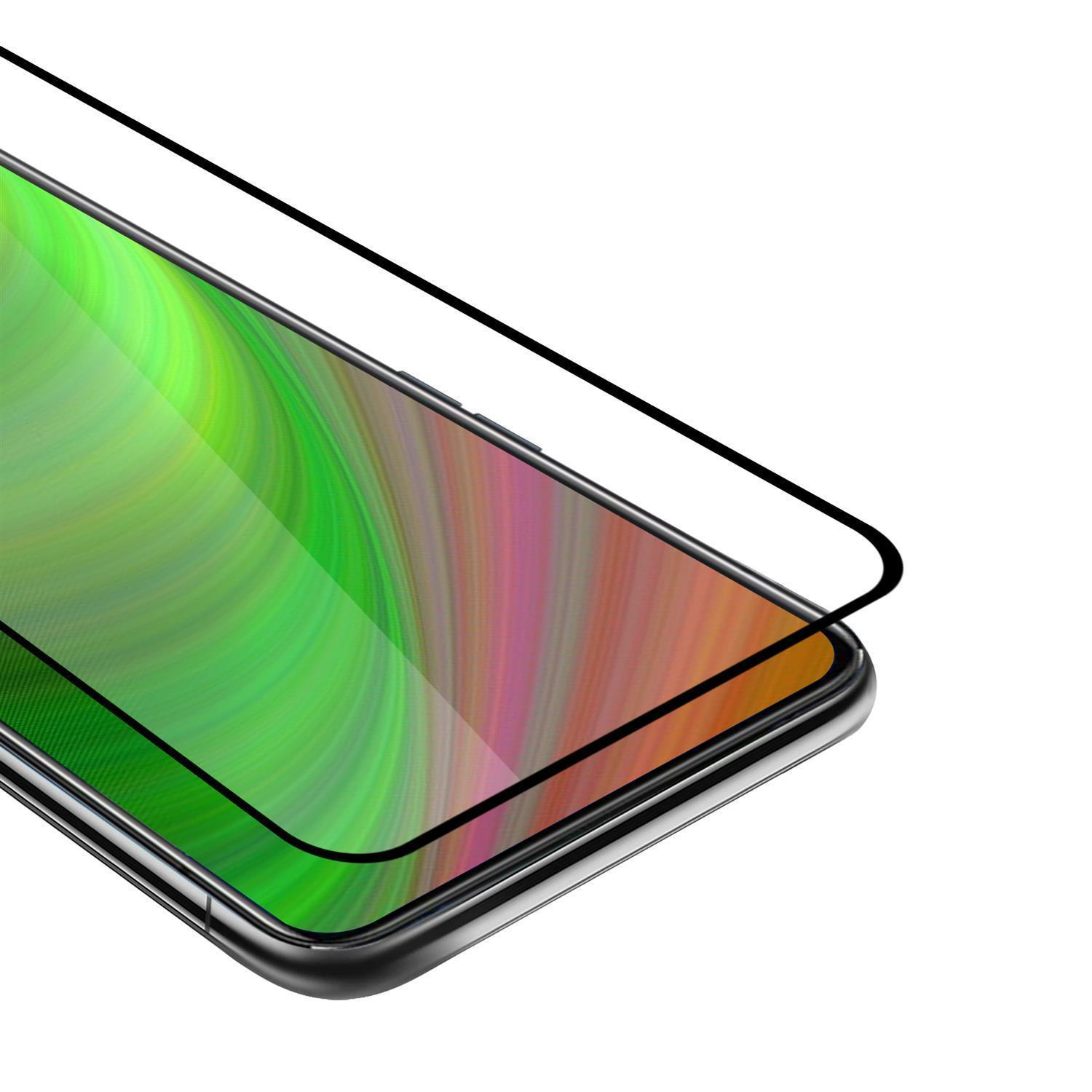 Protezioni schermo sovrapposte su uno schermo del telefono. Lo schermo mostra un design colorato.