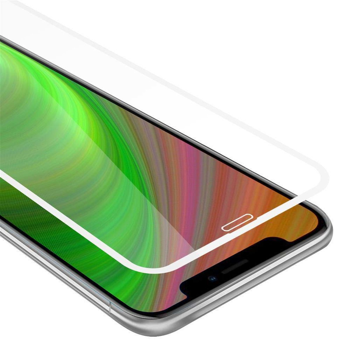 Schutzfolie(für kelebend Schutzglas voll MAX) XS iPhone Apple CADORABO