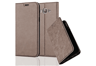 CADORABO Book Magnet Hülle Magnet, Bookcover, Samsung, Galaxy A8 2015, KAFFEE BRAUN