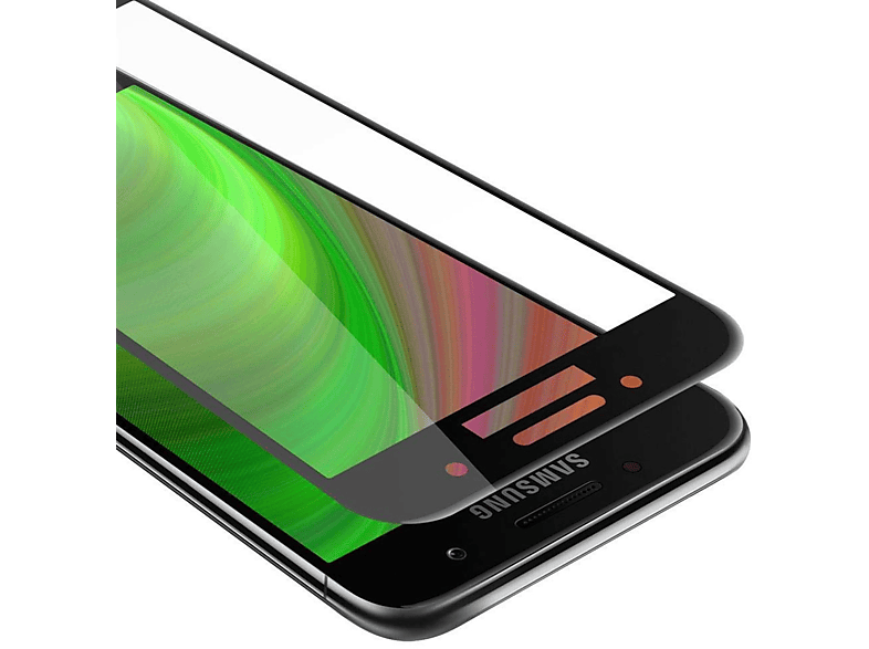 CADORABO Schutzglas voll Samsung Galaxy A5 kelebend Schutzfolie(für 2017)