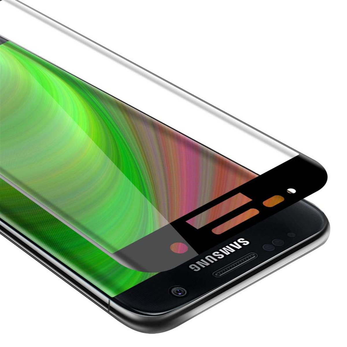CADORABO Schutzglas Schutzfolie(für Galaxy voll S7) kelebend Samsung