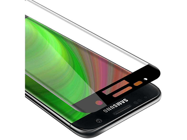 CADORABO Schutzglas voll kelebend Schutzfolie(für Samsung Galaxy S7)