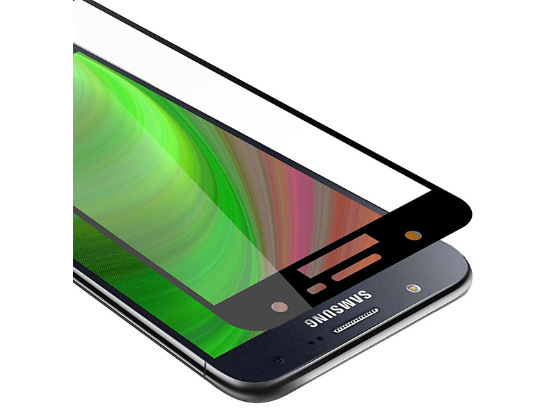 Samsung voll CADORABO Schutzfolie(für 2015) J7 Schutzglas Galaxy kelebend
