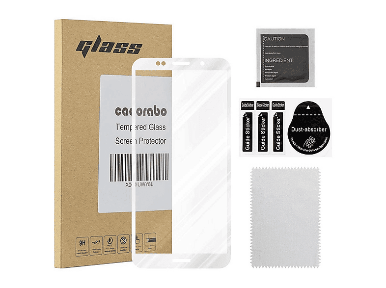 Cadorabo Vetro di protezione del display (3 Pezzo/i, LG Q6