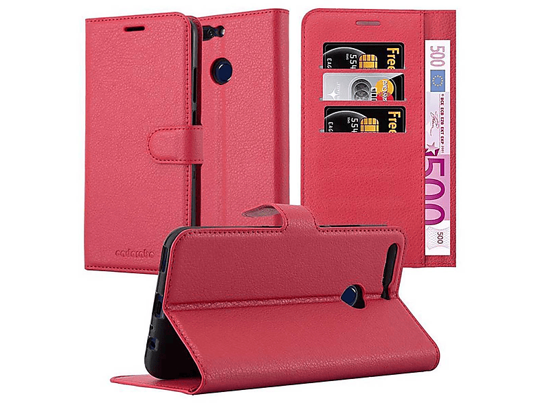 Standfunktion, Honor, Hülle Book Bookcover, V9, KARMIN CADORABO ROT