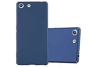 carcasa de móvil Funda rígida para móvil de plástico duro – Carcasa Hard Cover protección;CADORABO, Sony, Xperia M5, metal azul