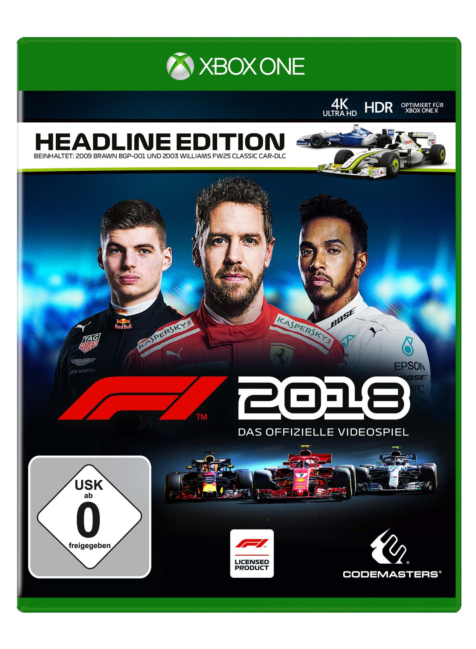 F1 2018 Headline (USK) [Xbox Edition (XONE) - One