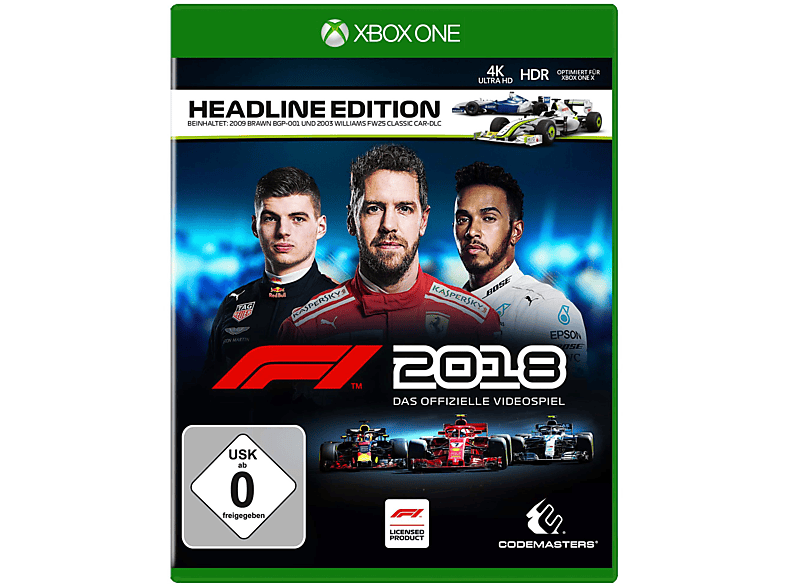 - Headline One] Edition 2018 (XONE) (USK) F1 [Xbox