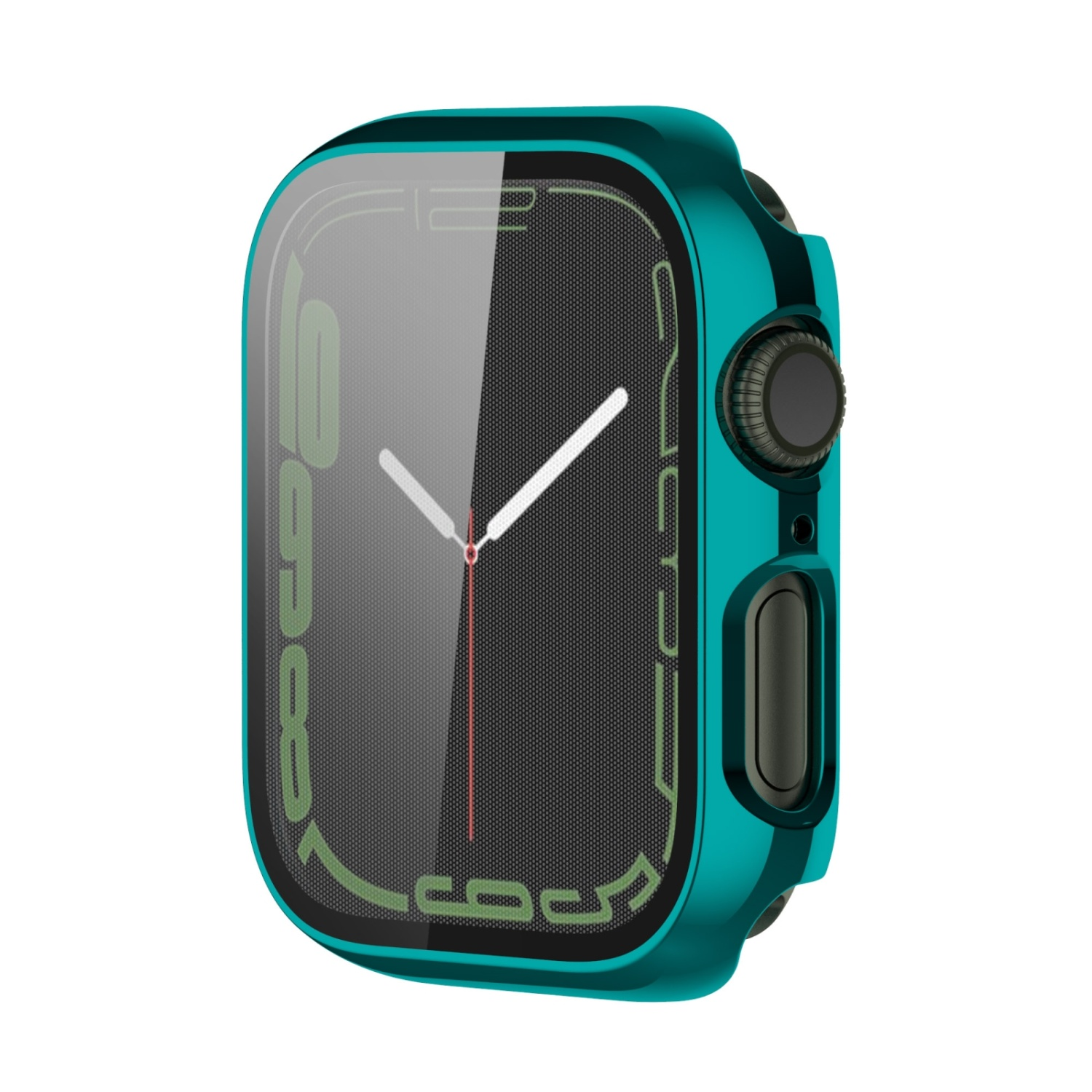 KÖNIG DESIGN Schutzcase, Series 7 Smaragdgrün Watch Displayschutz, Apple, 45mm