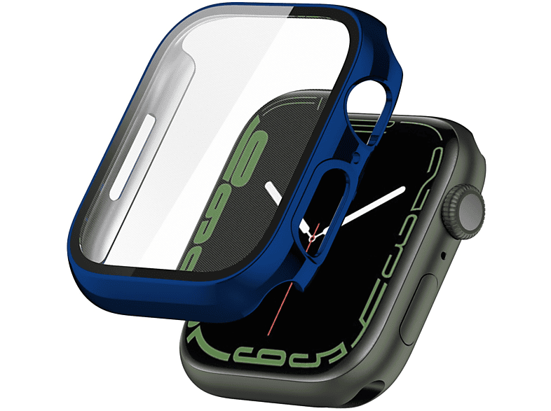 KÖNIG DESIGN Schutzcase, Series 45mm, Sternenblau 7 Watch Apple, Displayschutz