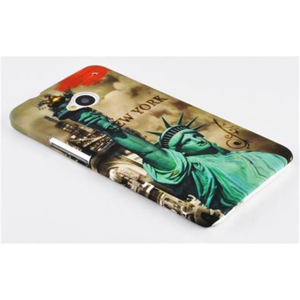 Cadorabo Cover con Laccio per HTC ONE X / X+ - Arancione Alta Visibilità
