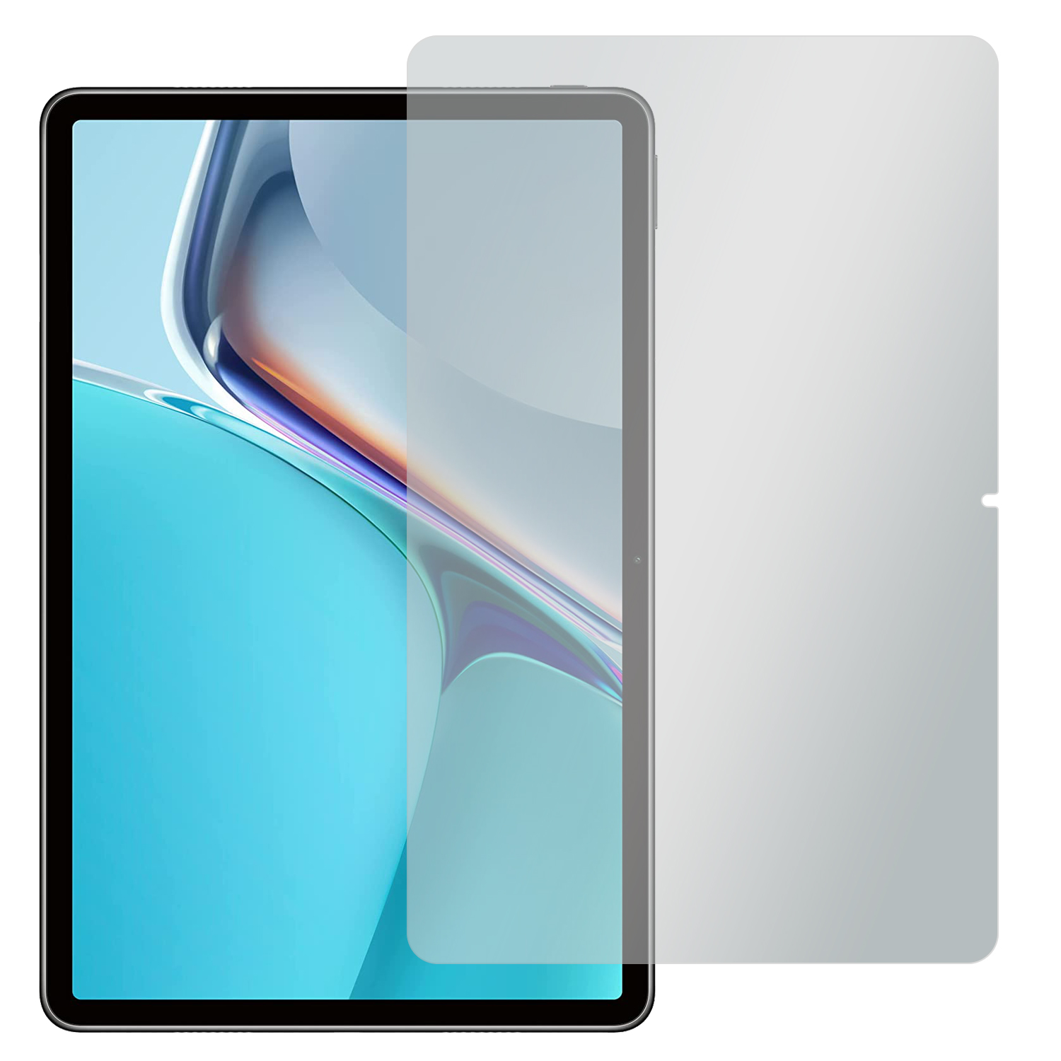 SLABO 2 x Displayschutzfolie Displayschutz(für (2021)) 11 Reflexion No Huawei MatePad