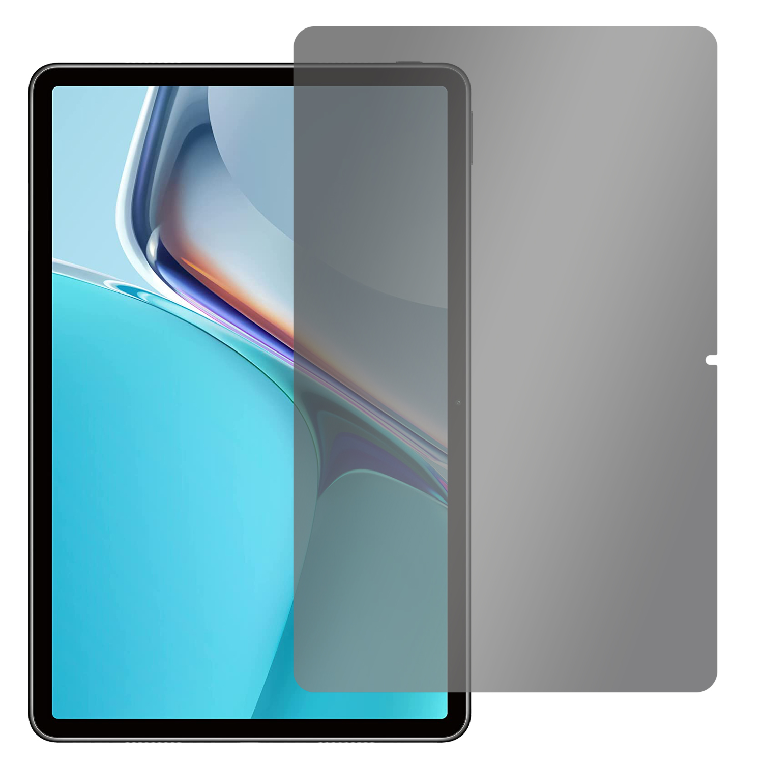 SLABO Blickschutzfolie Schwarz View MatePad (2021)) Displayschutz(für Huawei Protection 360° 11