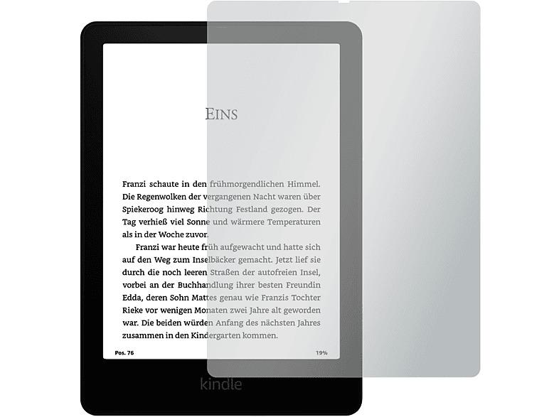 SLABO 2 x Displayschutzfolie No Kindle Paperwhite Edition 2021)) Displayschutz(für (11. Amazon Generation Signature | Reflexion
