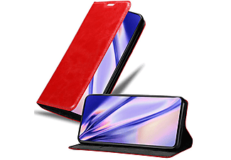 carcasa de móvil  - Funda libro para Móvil - Carcasa protección resistente de estilo libro CADORABO, Xiaomi, Mi Mix 3, rojo manzana