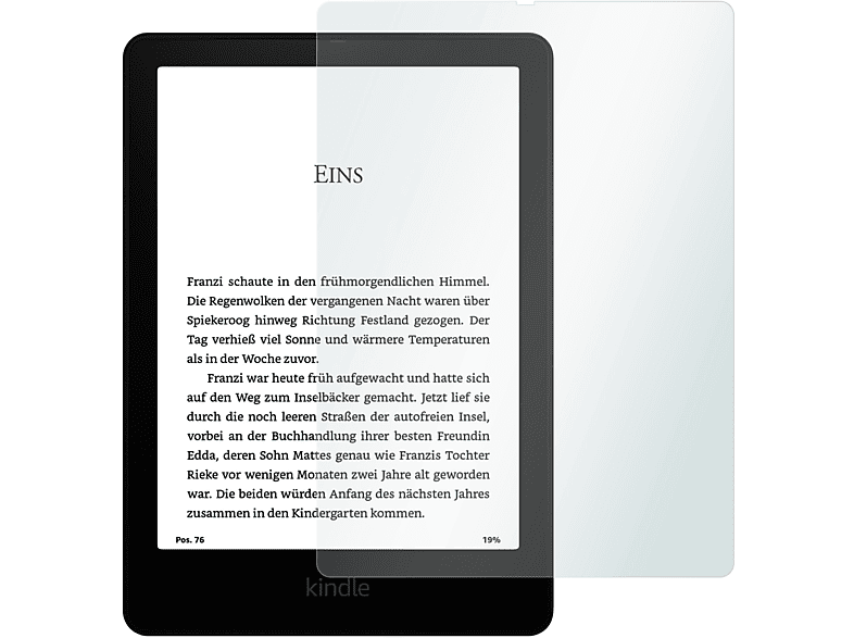 SLABO 2 x Displayschutzfolie Crystal Clear Displayschutz(für Amazon Kindle Paperwhite Signature Edition (11. Generation | 2021))