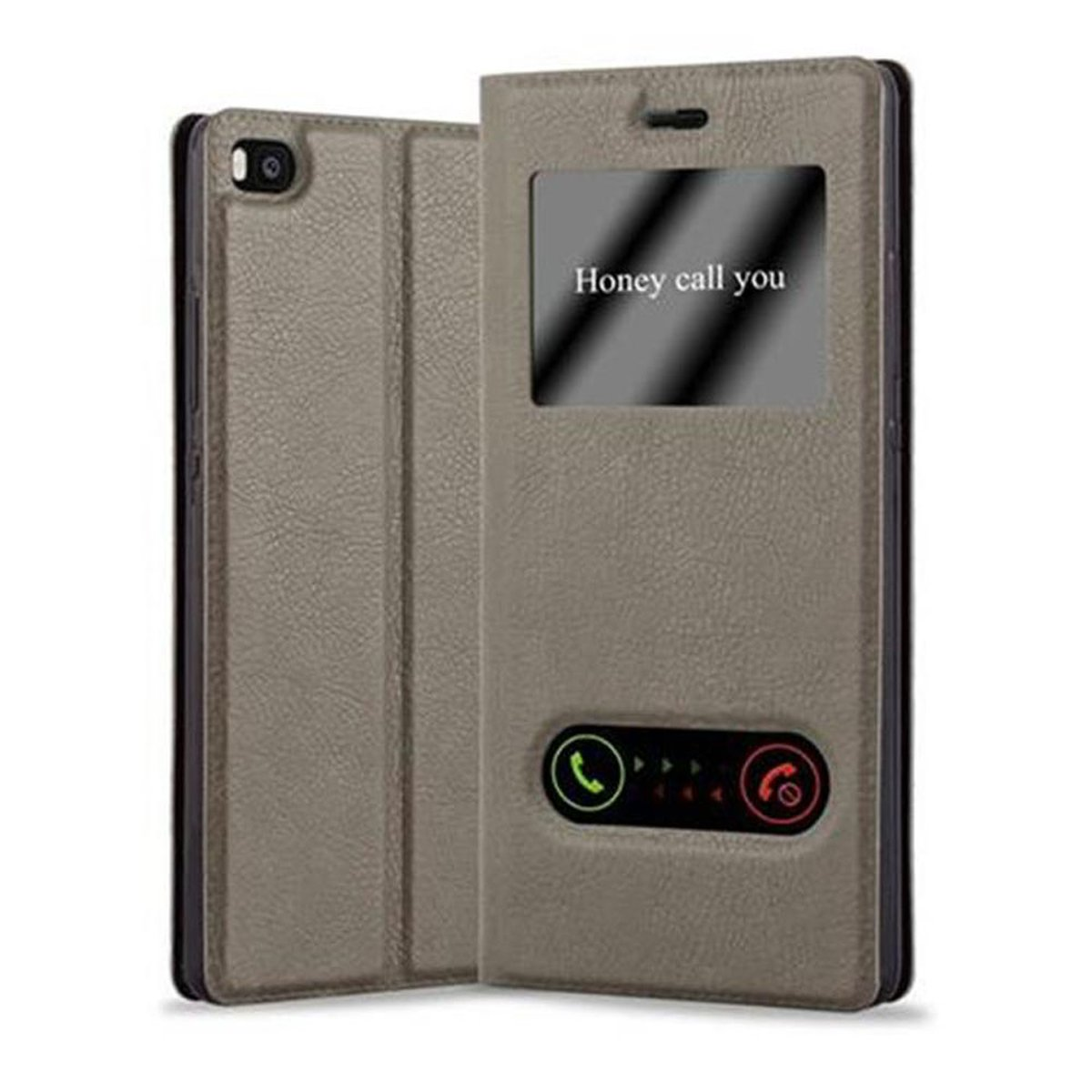 Cadorabo Custodia Libro per Nokia 3.2 in BRUNO CAFÉ - con Vani di Carte, Funzione Stand e Chiusura Magnetica - Portafoglio Cover Case Wallet Book Etui Protezione