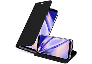carcasa de móvil Funda libro para Móvil - Carcasa protección resistente de estilo libro;CADORABO, Samsung, Galaxy S8, classy negro