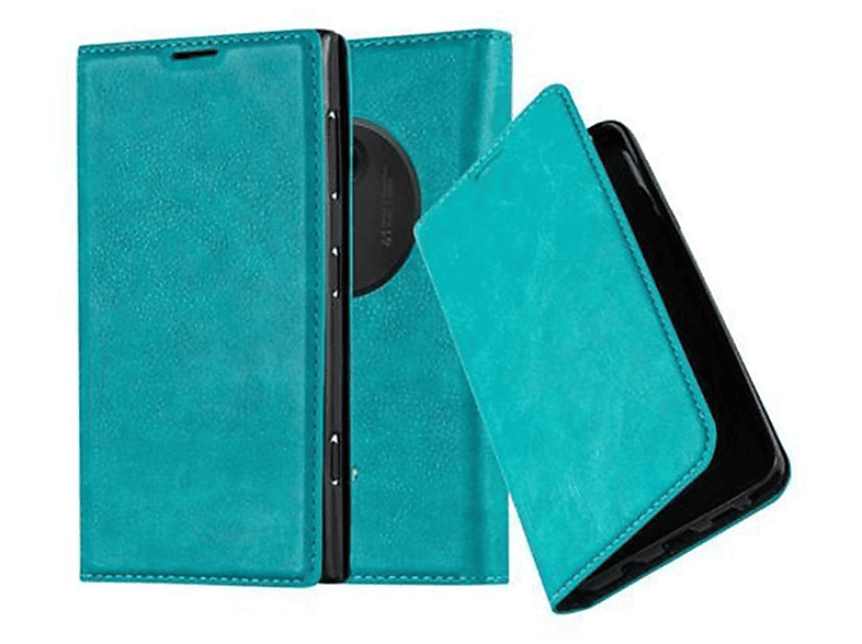 CADORABO Hülle, Bookcover, Nokia, Lumia 1020, PETROL TÜRKIS | MediaMarkt